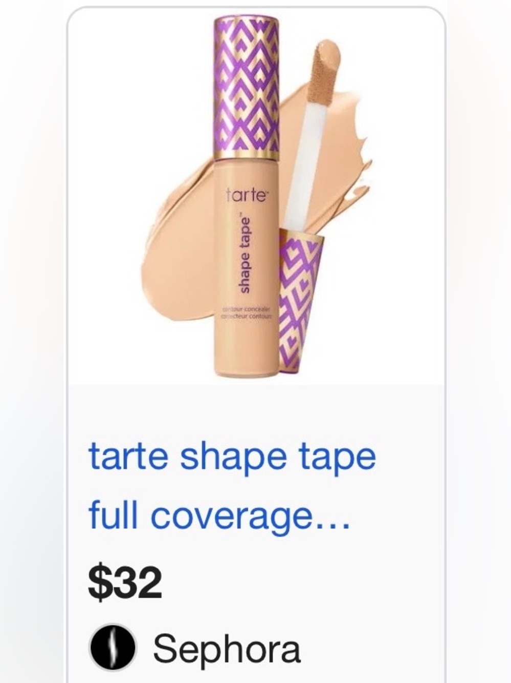 Tarte Shape Tape Concealer Color 22N Light Neutral light skin with a balance of - Picture 4 of 16